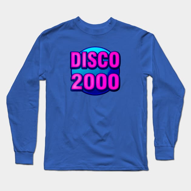 DISCO 2000 POPART Long Sleeve T-Shirt by KIMIDIGI